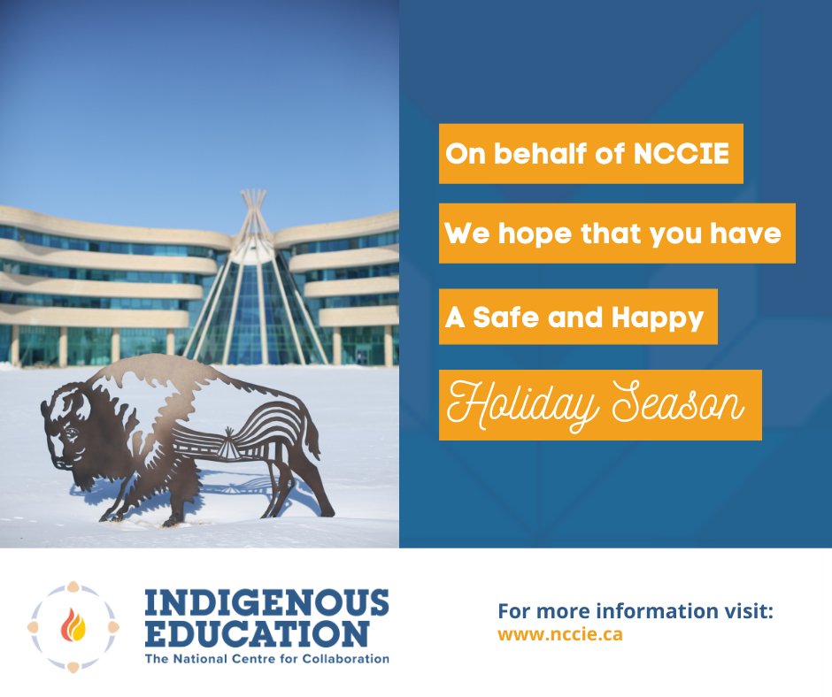 Happy Holiday's! 
Check out our website to learn more about NCCIE at:
nccie.ca