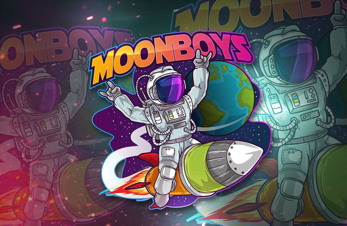 Ralvero's tweet photo. For all the MoonBoys! This gem launched 12h ago! @moonboy_mission 

👨‍🚀Launchpad for #BUSD pairing
👨‍🚀Utility Ready for Launch
👨‍🚀Major Marketing
👨‍🚀Active Dev Team
👨‍🚀Full Scale Charting Ecosystem in Development
👨‍🚀MoonBoys #NFTS

💬https://t.co/Eev8EuJ5ZH
🌐https://t.co/utAM0x2XKb https://t.co/aDCagoJ8rV