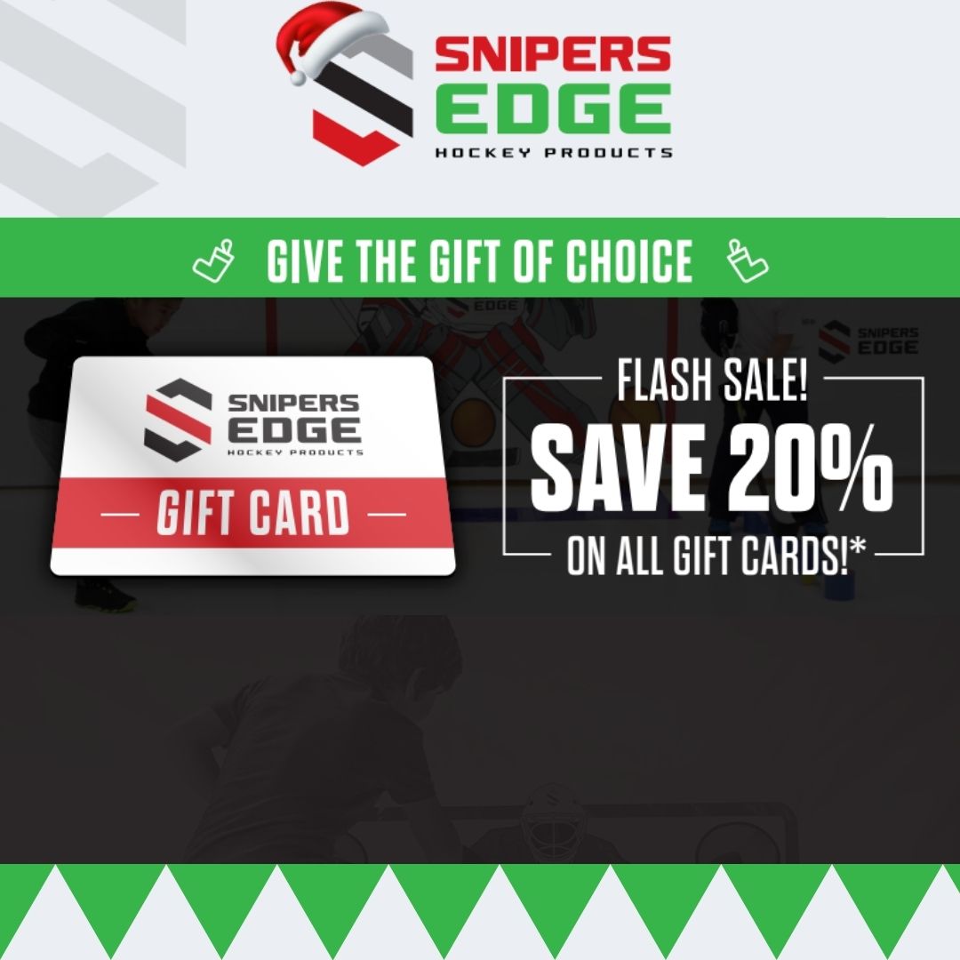 snipersedge's tweet photo. Give the Gift of Choice this holiday season, with a Gift Card from Snipers Edge! On Sale now! 20% off! 
.
.
.
.
.
#snipersedgehockey #giftcardsale #sale https://t.co/0lGKYiD5In