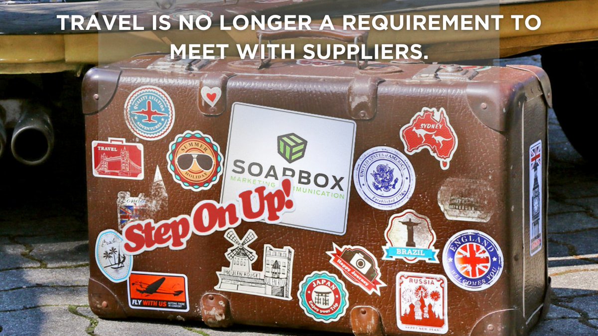 ThePromoSoapbox's tweet photo. The Soapbox has extracted all the most productive aspects of supplier meetings and created the preeminent virtual platform. Why deal with the rigors of travel just because you want to experience supplier collaboration? 
Click https://t.co/yBF2w0qDiT to learn about the Soapbox! https://t.co/zYBGQiSQ8v