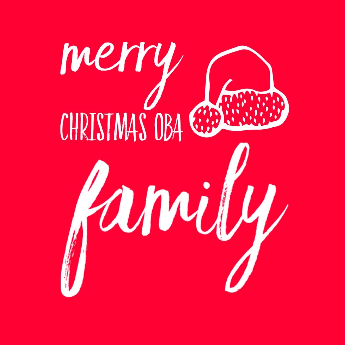 OBAcademy's tweet photo. Please take care and look after yourselves and each other over the holidays🎄#obafamily #teamoba https://t.co/wZ94baFPas