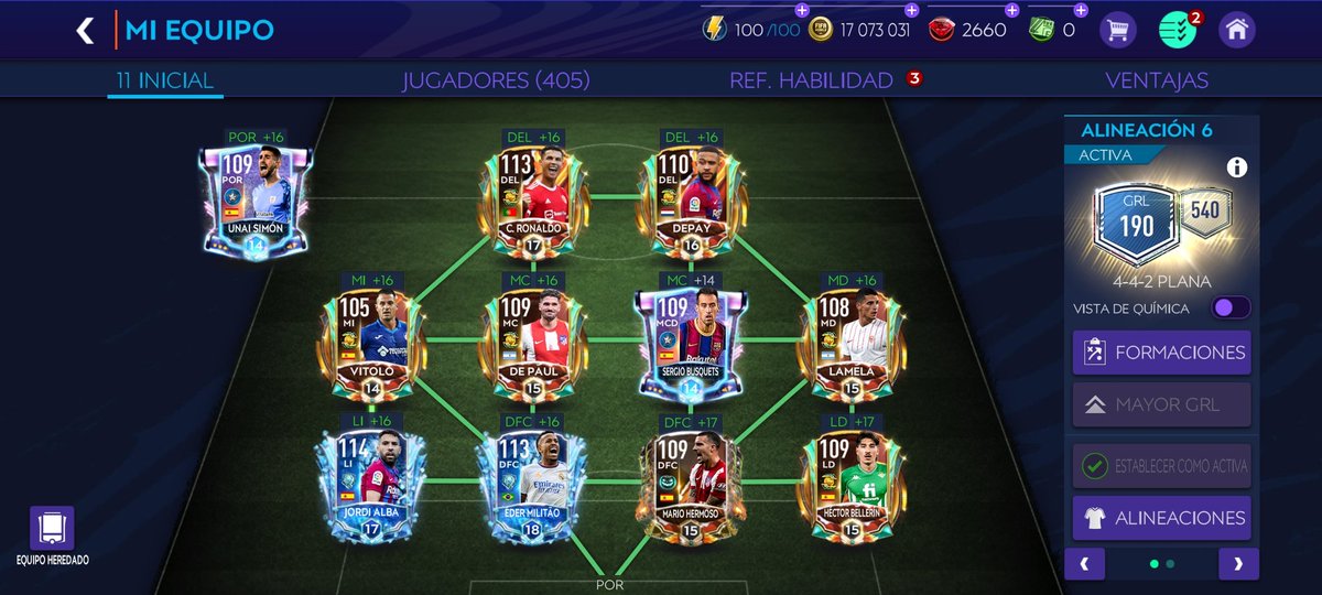 LukinhoFm's tweet photo. Hola, soy LukinhoFM,capaz algunos me recuerden pero perdí mí cuenta anterior con 400 seguidores y mí cuenta de FM, al volver a todo de nuevo este es el equipo que pude armar, que cambios me recomiendan?
@FrankH2H @mertenismo10 @SeiyaLibraGamer @jesus_lpa @tutiofifa @LuixenS https://t.co/4yGqQJyaD5