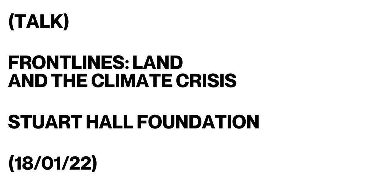bgnoiseuk's tweet image. Next month, Abeer M. Butmeh, @BenToumert and Sam Siva will examine the links between the climate crisis, land and colonial extraction as part of the #ReconstructionWork series from @StuartHallFdn.

Find out more: bit.ly/32bwMIN
