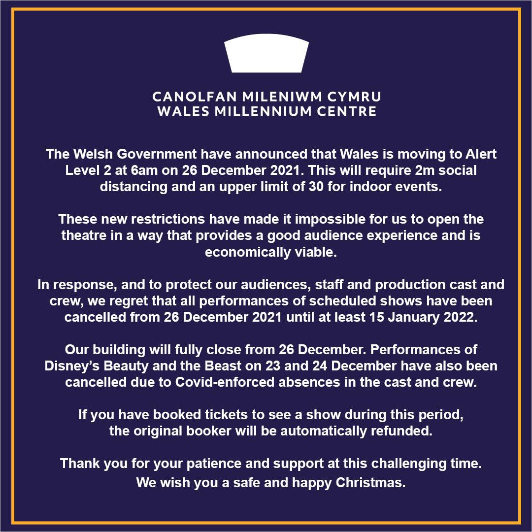 Wales Millennium Centre tweet media