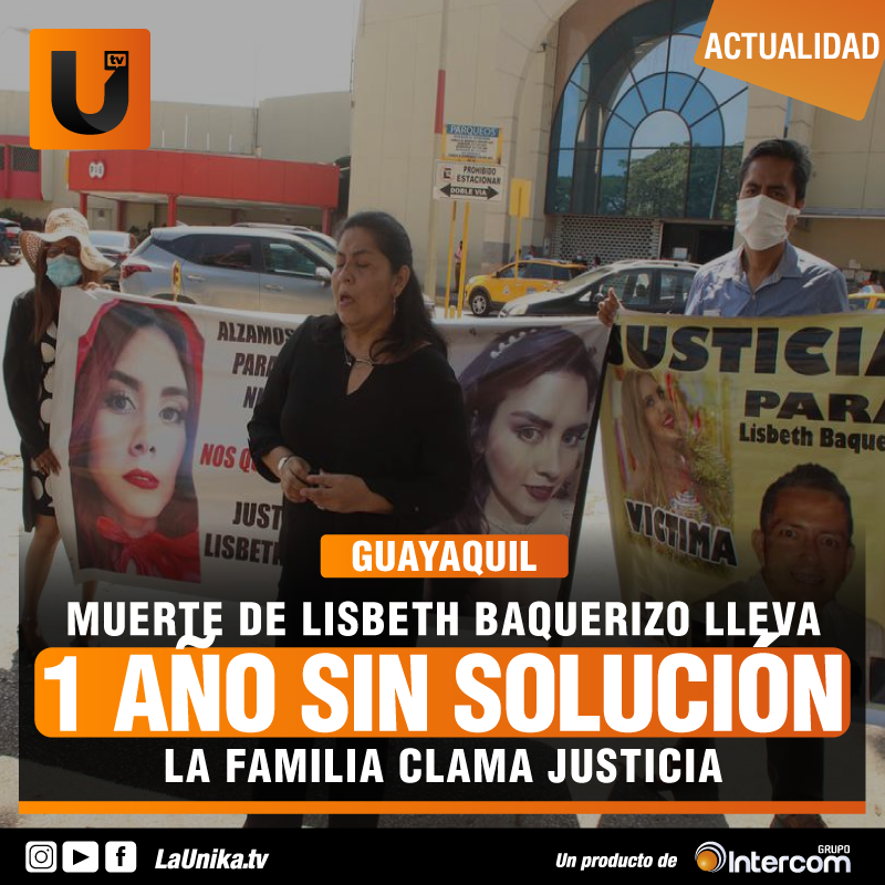 noticiaslaunika's tweet photo. #Guayaquil II A UN AÑO DE LA MUERTE DE LISBETH #BAQUERIZO, LA FAMILIA CLAMA POR JUSTICIA Y QUE SE REACTIVE INVESTIGACIÓN POR #FEMICIDIO
Más información: https://t.co/98HYSl1Drz https://t.co/3Fji8Mr220