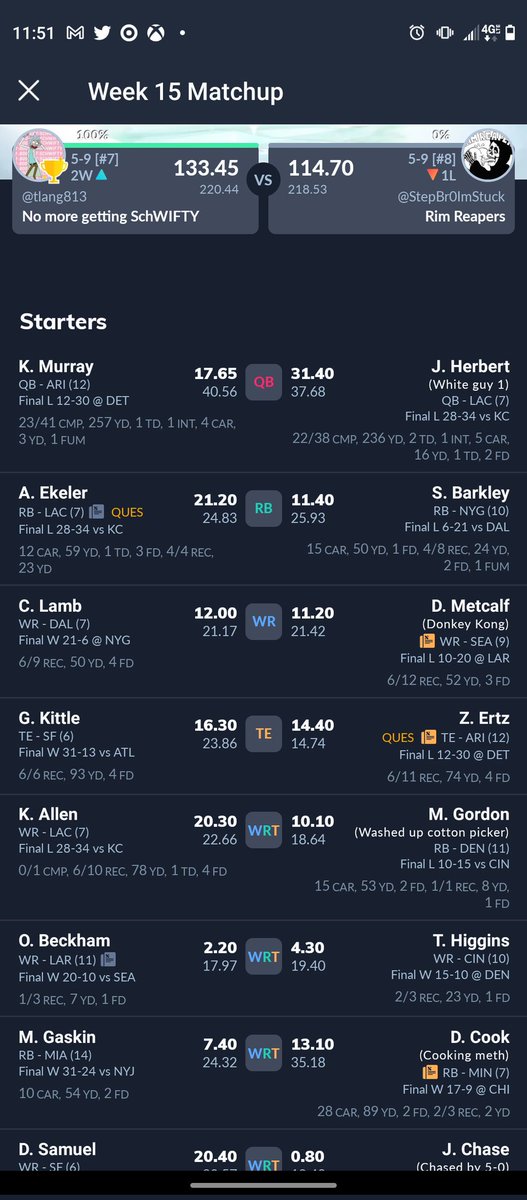tlang813's tweet photo. @AustinEkeler Always getting me points! #postseasonwin https://t.co/6ZJCz26StZ