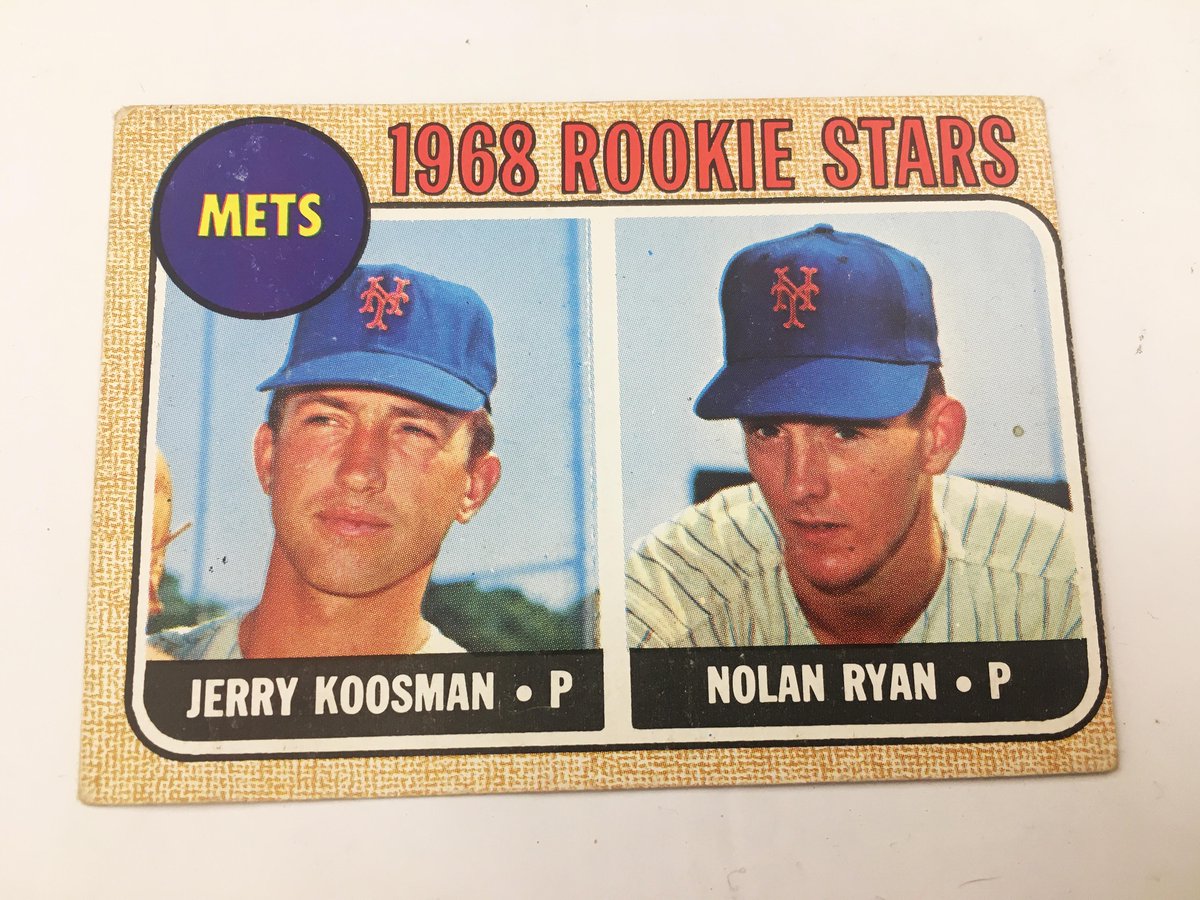 RepackedWax's tweet photo. Word has it that the #1968Topps Ryan RC has been packed in a pack and should be out to someone soon if not already! If you find it, please share! If you've got video, even better. #RepackedWax #NolanRyan https://t.co/FGh7660FWU