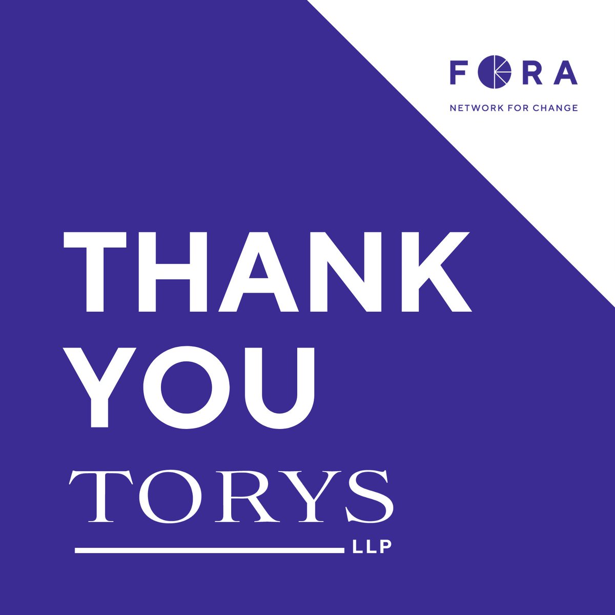 foranetwork's tweet photo. Fora is incredibly grateful to @TorysLLP for their generous donation of $10,000!

With this donation, Fora is able to continue creating pivotal moments of impact through our programs. Torys' generosity is instrumental in supporting our community of young women leaders! https://t.co/v1vwCJIQeA