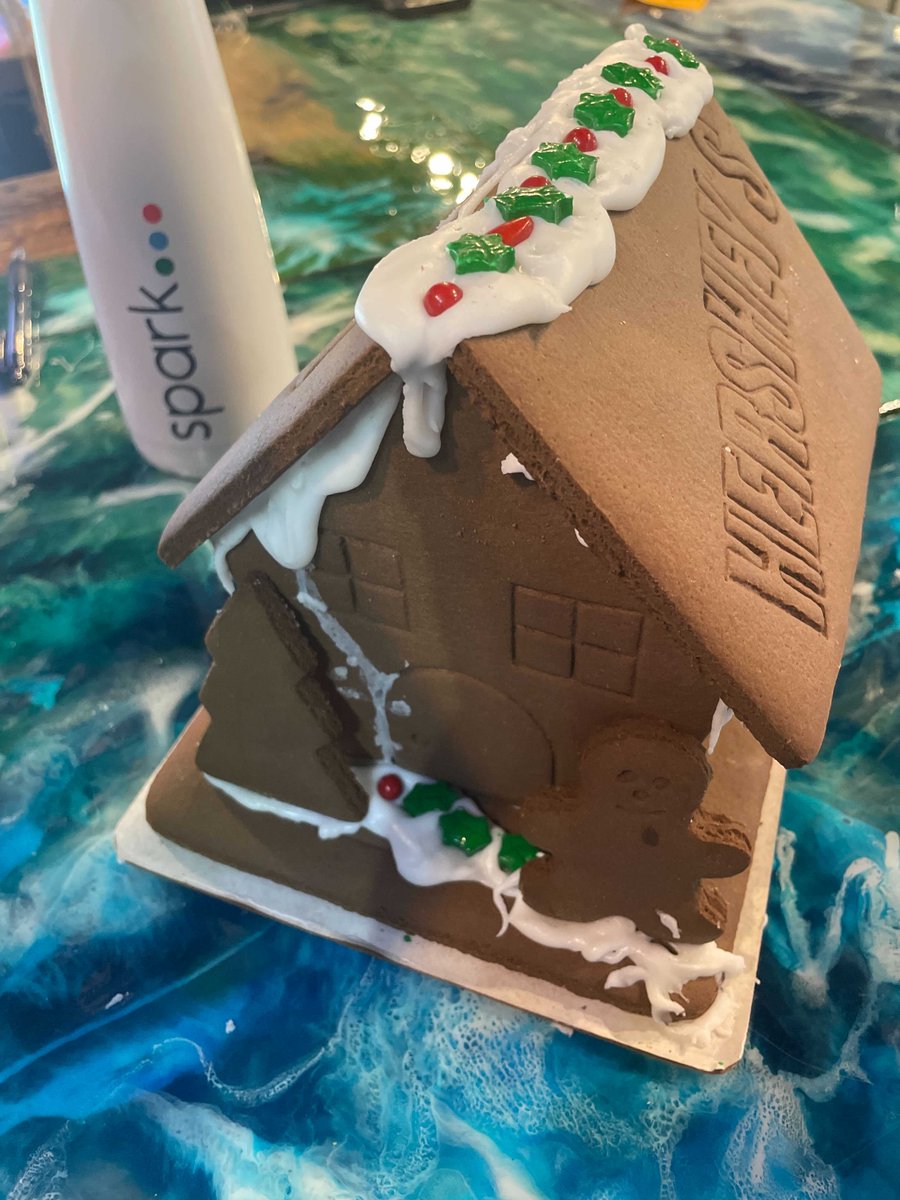 sparkpr's tweet photo. We got ✨ festive✨ and sent our Sparksters gingerbread cookie houses! Here are a few of our faves! Which one looks the tastiest? #Sparkpr 🍪 🏠 https://t.co/w0PPGGZ8Zp