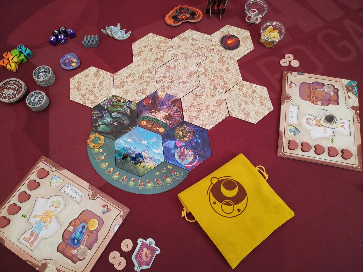 Magic Kingdom of Avel! Ready to start!. #chroniclesofavel #rebelstudios #boardgamegeek #boardgaming #boardgamesofinstagram #boardgamesaddict #bgg #bggcommunity