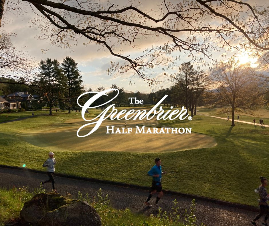 ResortRaces's tweet photo. Save $10 off registration for the 2022 Greenbrier Half Marathon when you use the code HOLIDAY10 now through December 27 at 11:59 PM.

Register at https://t.co/pHILbLnncA today!

#ResortRacesCollection #ResortRaces #TheGreenbrier #RunLife https://t.co/1tQoJoK5Mg