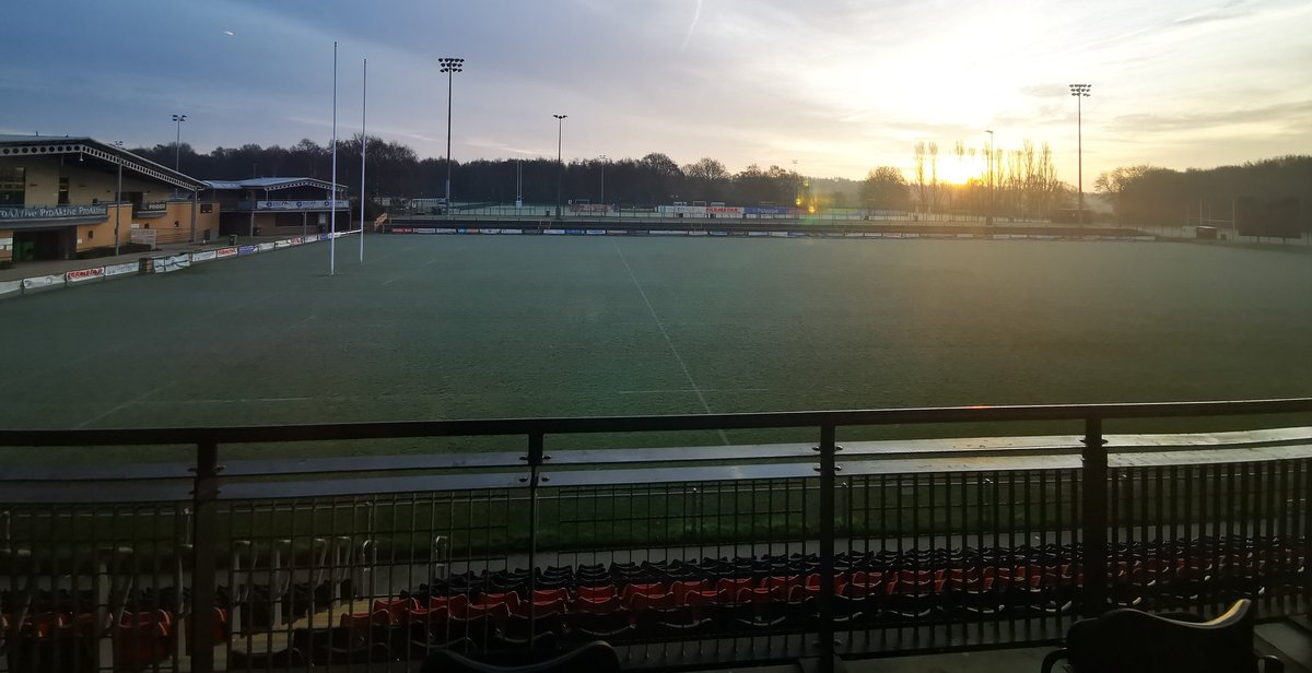 Nice view this morning @CastleParkDRFC   
As always, they really do look after us well.
