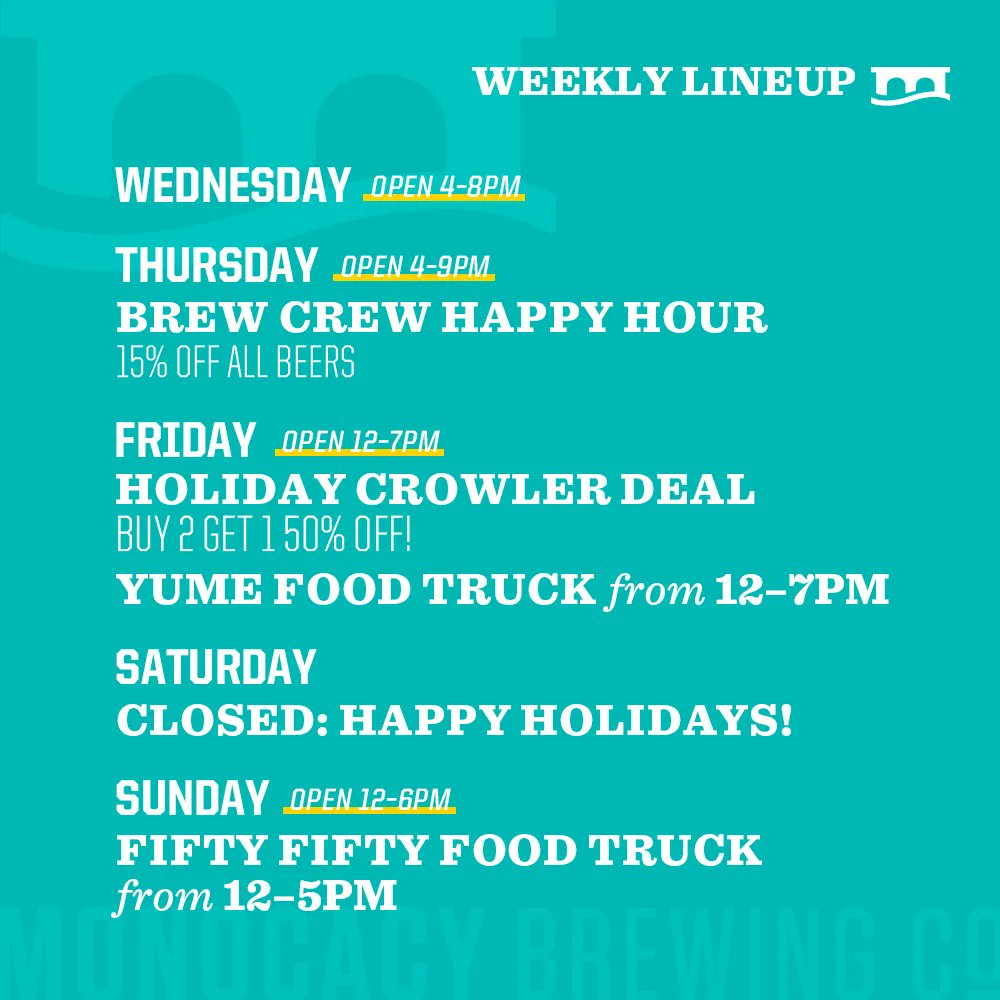 Monocacy Brewing Co. tweet media