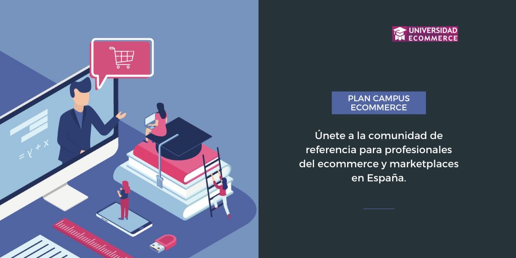 Elev8_EYDS's tweet photo. Conoce los beneficios de ser parte de una comunidad de expertos en #ecommerce dispuestos a ayudarte a mejorar tu negocio online. Accede a todos nuestros #cursosonline, certificaciones, recursos y #webinars con nuestro Plan #CampusEcommerce. 
Inscríbete👉 https://t.co/8qgxKRmpp1 https://t.co/zKT3qrXVO8