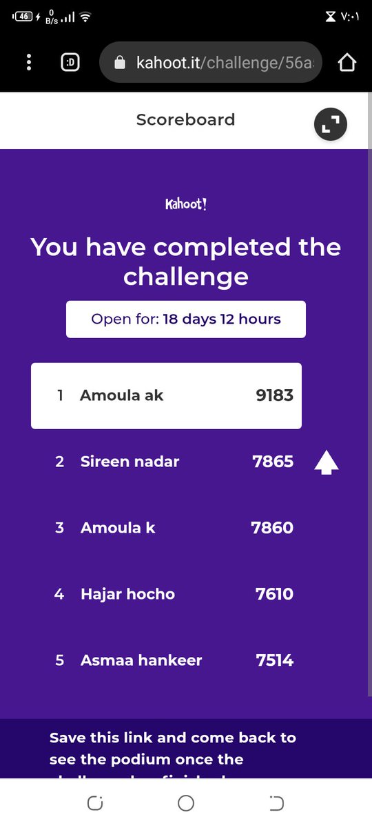 amal_kourdi's tweet photo. Playing on kahoot💗
#ScienceVacationTasks 
Enjoyed a lot💗first one♥️
@lynnalsamra
@MakAishaSchool https://t.co/1ozFYz75qq