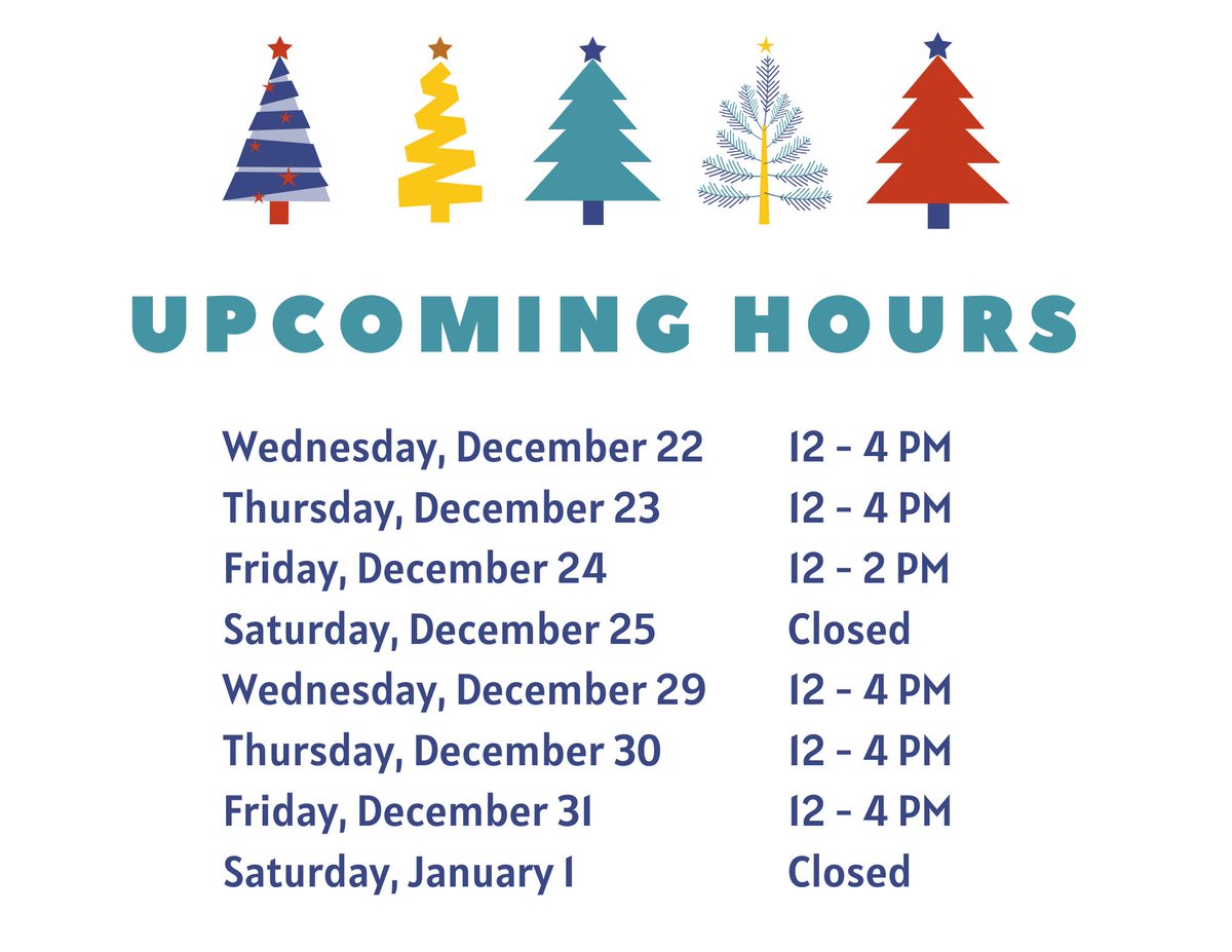 Please see below for the holiday schedule for the <a href="/GrayslakeHCM/">GrayslakeHeritageCenter</a>!