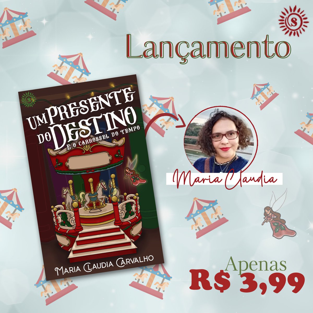ESingularis's tweet photo. Estão ouvindo? 👂

🎄 Sinos tocando e mais um LANÇAMENTO chegando!! 🔔

✨ "Um Presente do Destino e o Carrossel do Tempo" da autora @EstanteMaria é um conto natalino que irá te fazer suspirar e deixar seu coração quentinho para este natal! 

👉 https://t.co/SzxbnmNvB3 ✅ https://t.co/Gy8cJnoS4g