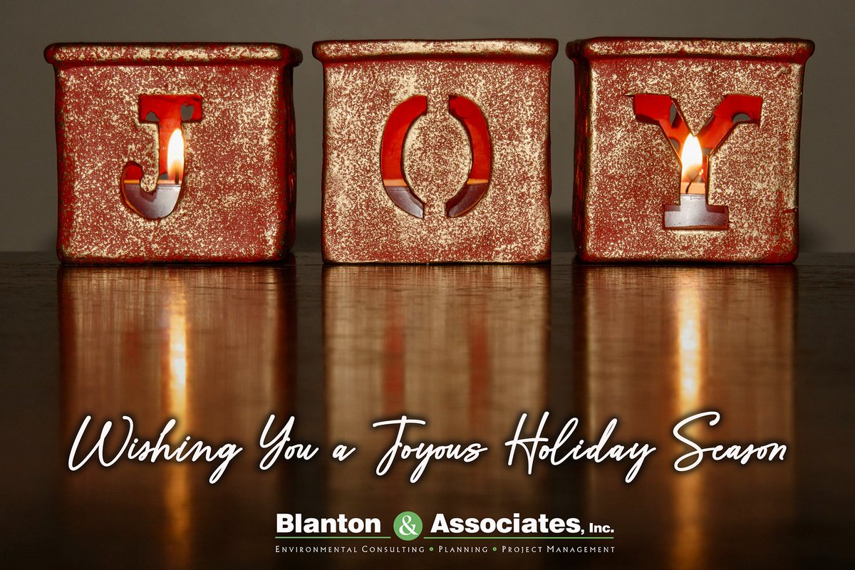 blantonassoc's tweet photo. Happy Holidays from the Blanton &amp; Associates team! Our offices will be closed on December 24th and December 31st. https://t.co/w695iyF952