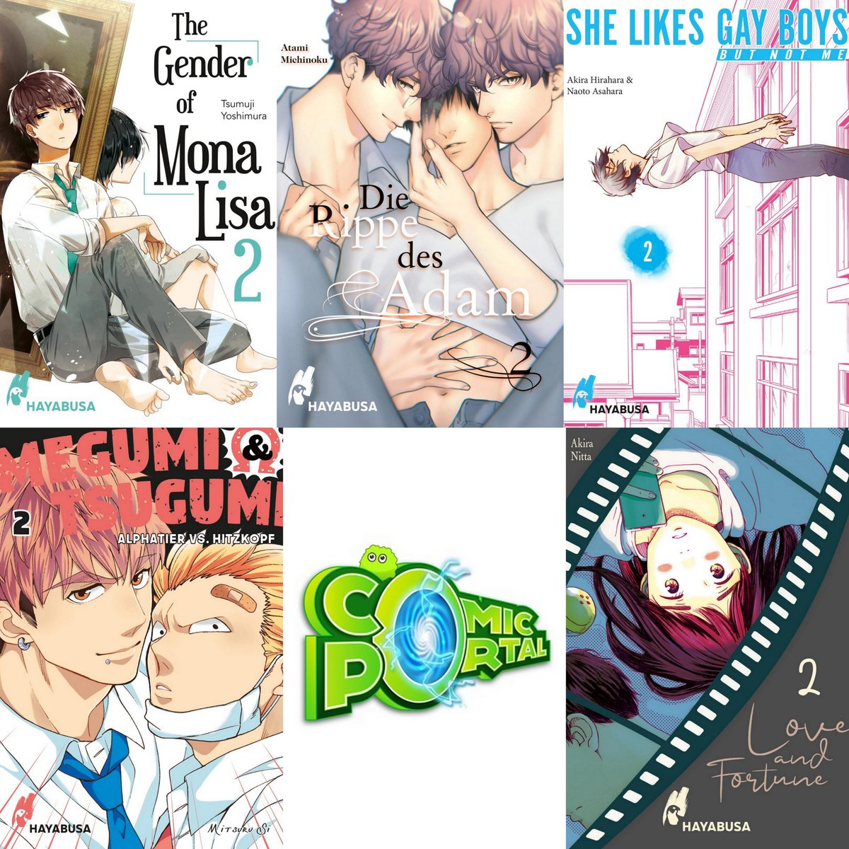 ComicPortalDE's tweet photo. @HayabusaTweets Neuheiten im Comic-Portal!

https://t.co/J281z039zi

#comic #comicportal #mangaonlineshop #anime #manga #games #cosplay #tsugumi  #monalisa #hayabusa #hayabusamanga #boyslove #shonenai #yaoi #megumi #loveandfortune #dierippedesadam #ygo #pokemon #digimon #elbepark https://t.co/bEsN2wetyC
