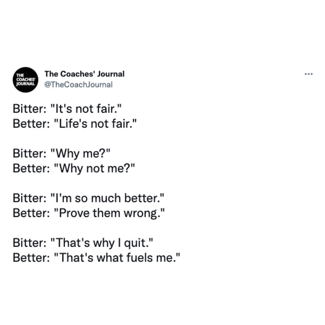 Good players might shut down when they receive criticism, but the great ones turn it into the reason why they get better 📈