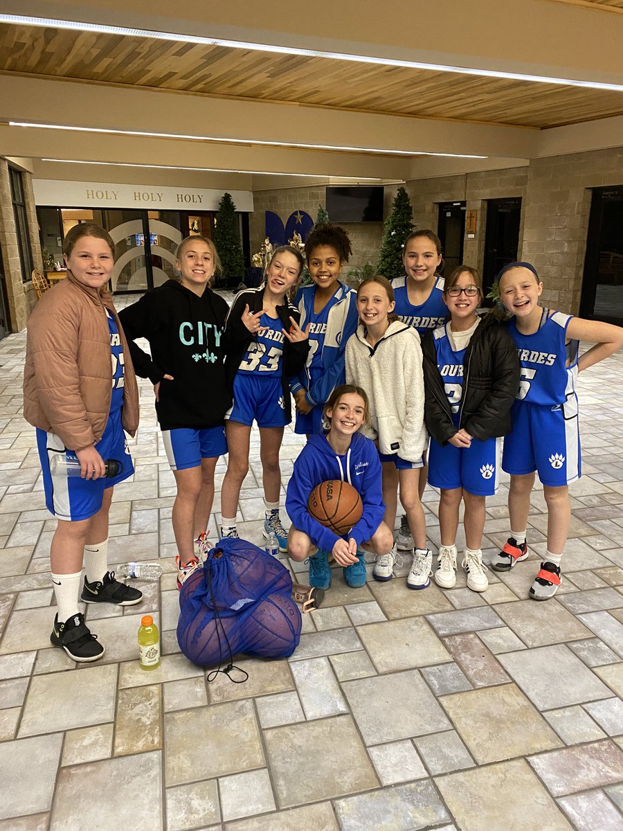 GilvinLouise's tweet photo. My 5th/6th Grade Our Lady of Lourdes Bearcats won its Christmas Tournament. I’m seeing some really good things. @OlolBoosters https://t.co/7hljkTr3M2