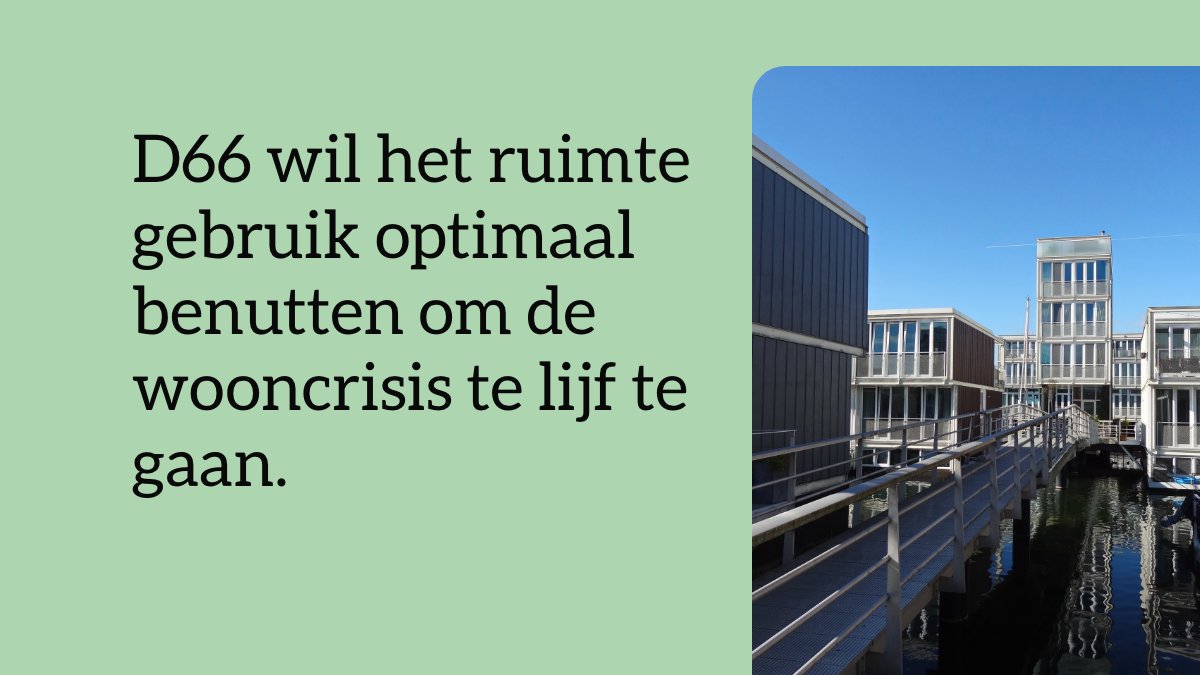 d66amsterdam's tweet photo. D66 wil ruimte in de stad beter benutten en meer woningen creëren. Naast bouwen, reguleren en doorstromen
• Optoppen van huizen met extra woonlaag
• Bouwen op het water
• Omzetten van winkels naar woningen
Meer plannen in ons #Woonprogramma 2022-2026👇
https://t.co/oRdL7G6LLN https://t.co/wdOZyHrGQ7