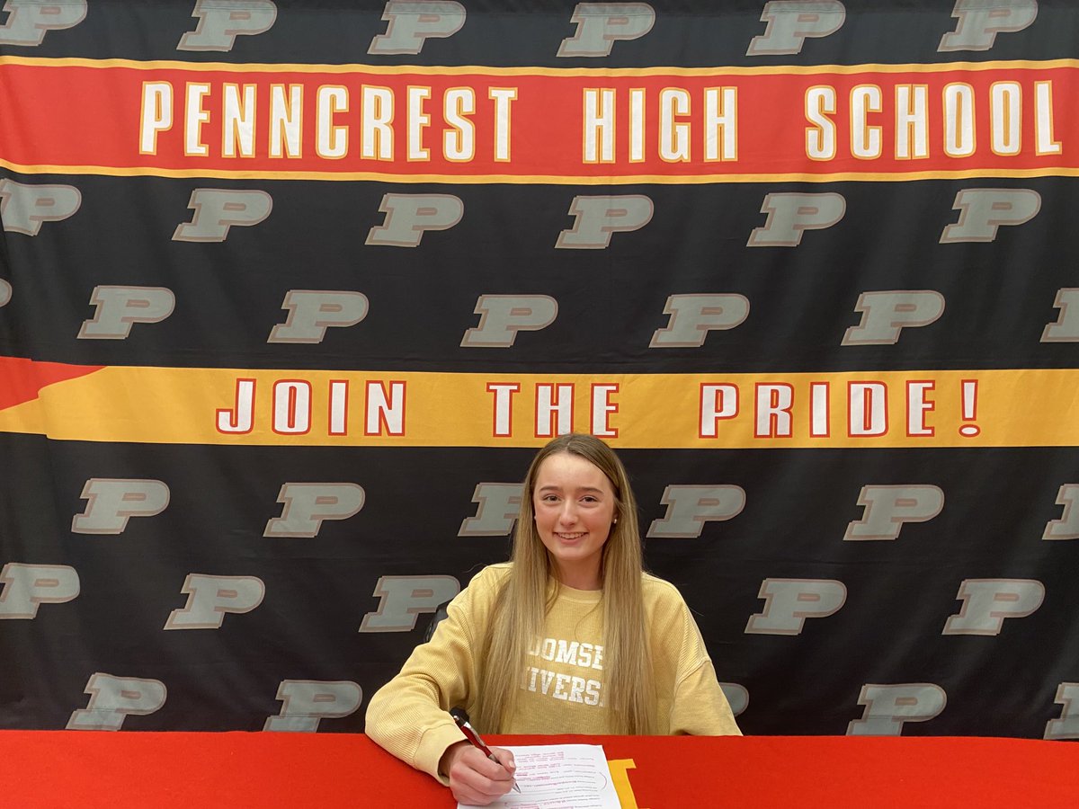 penncrestad's tweet photo. Kelsie Robinson will continue her Track career at Bloomsburg University! ⁦@BUXCTF⁩ ⁦@PHSgirlsXCTrack⁩ ⁦@DelcoSports⁩ https://t.co/X4xBZQsxL0
