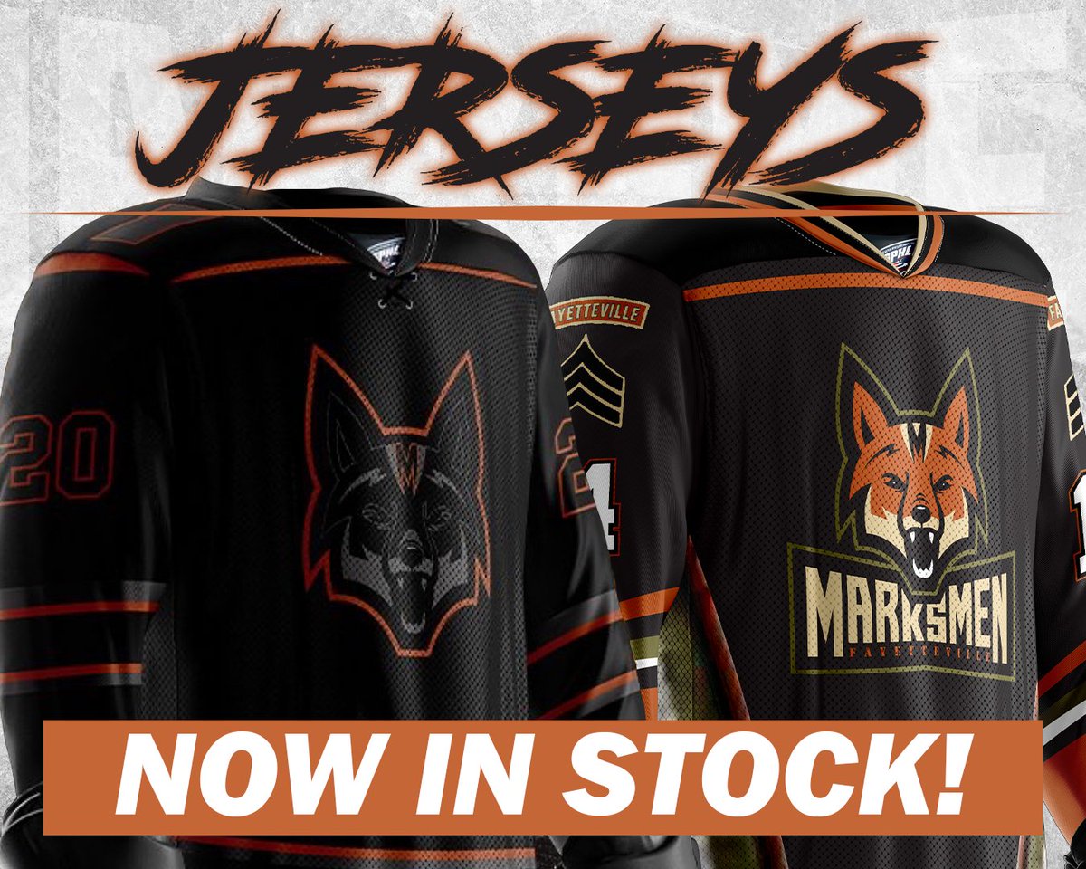 Just in time for the holidays we have our blackout and 19-20 home black jerseys in stock with most sizes available! Get your last minute presents or be styling for Operation Sellout in the best jerseys in the SPHL!

Get yours here: thefayettevillemarksmen.com