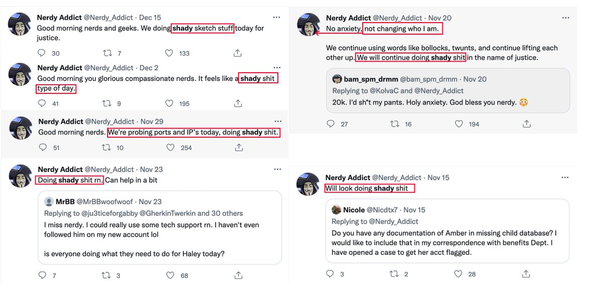 JamesTheGuide's tweet photo. @CoffindafferFBI @ju3ticeforgabby @Nerdy_Addict Nerdy Addict aka CrossEyedObgyn aka Ali Eslami is "Keeping it real" by openly admitting his affiliation in the hacker collective Anonymous, which has a history of unethical and illegal cybercriminal conduct. 

When he does "shady shit" you can bet it is illegal. https://t.co/nk3uDqtpPQ
