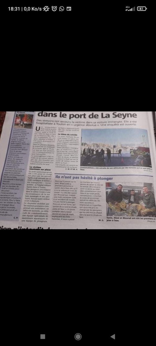 geekFreak75's tweet photo. @laseynesurmer @Cyrilhanouna  ce garçon mérite d'être légalisé il a sauver la vie d'une femme @Interieur_Gouv https://t.co/liMUulSq9G