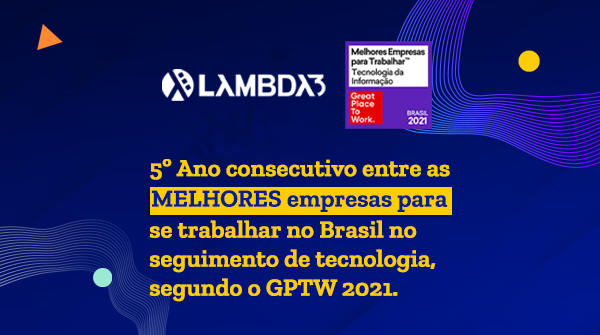 Se uma das suas metas para 2022 é fazer parte de uma empresa que está entre as melhores para se trabalhar no Brasil, pelo GPTW, e seu foco é atuação na área de Dados, então veeemmm que estamos com várias oportunidades para atuar neste time incrível! 
Segue o🧶e #vemserlambda💙