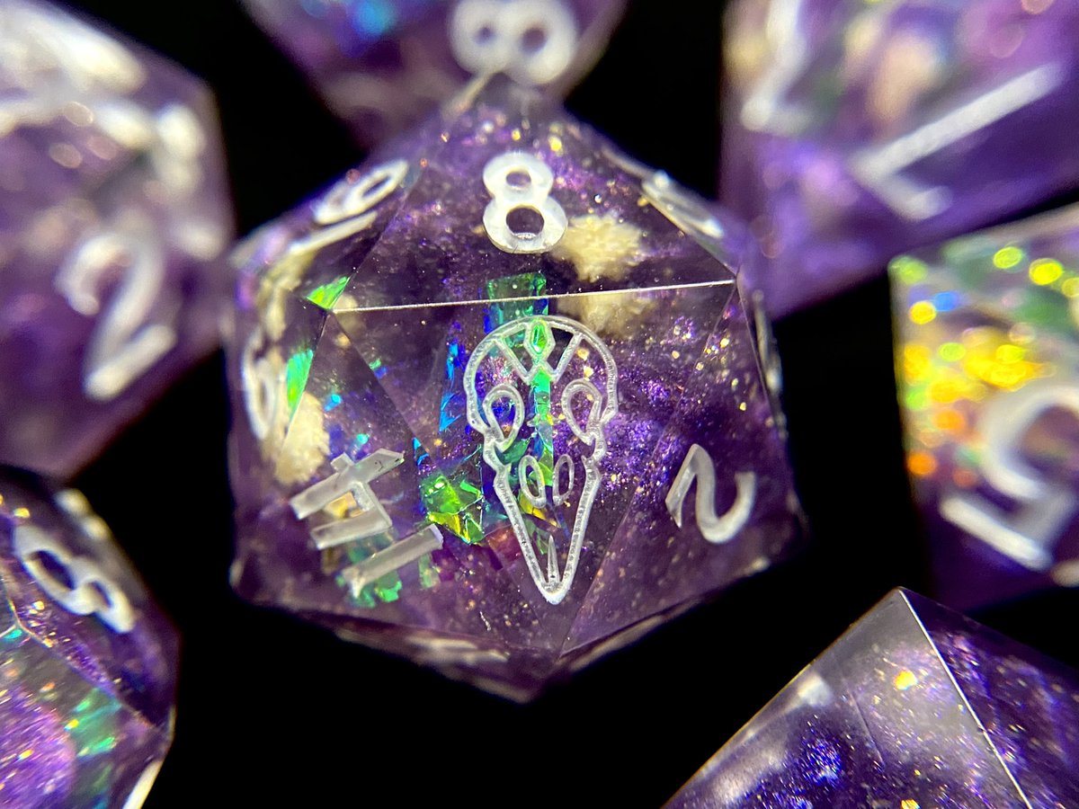 WitchDoctorDice's tweet image. Alright here’s giveaway number 2! The holiday/close enough to 2k giveaway. Just be following me, like, and retweet to enter. I’ll pick the winner on the 27th #dice #DnD #ttrpg #dungeonsanddragons