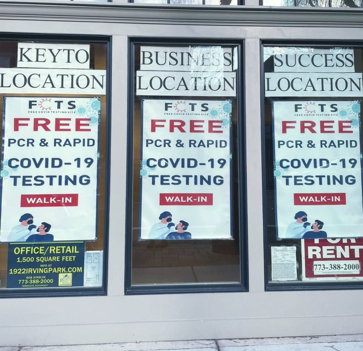 Need a Covid-19 test? Stop by 1922 W. Irving Park Road to get a free, walk-in Rapid and PCR test. It's just one block West of the Irving Park Brown Line stop and is open 9-6PM.

#northcenter #northcenterchicago #covidtesting