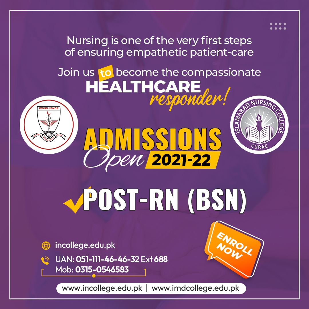 imdc51's tweet photo. #AdmissionsOpen – ✅Post RN (BSN) 👩‍⚕️👨‍⚕️
#ApplyNow👉🏻 info@incollege.edu.pk
Visit 🌎 https://t.co/zH5wXWhBKv, https://t.co/r5rPvePz5t
Details &amp; Info | 📞🗒️ UAN: 051-111-46-46-32 Ext: 688, MOB: 0315-0546583

#Nursing #nurses #nursingschool #nursingcollege #PostRN #BSN #INC https://t.co/SO3kXYtJGa