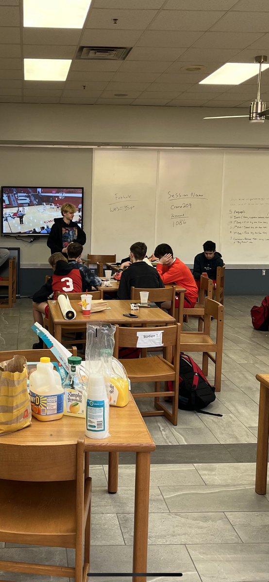 It hasn’t been an easy season, but we we are staying the course. We followed up a 1-2 performance at Cherokee High Schools’s Christmas Tournament with breakfast, film, and practice. #EmptyTheTanks