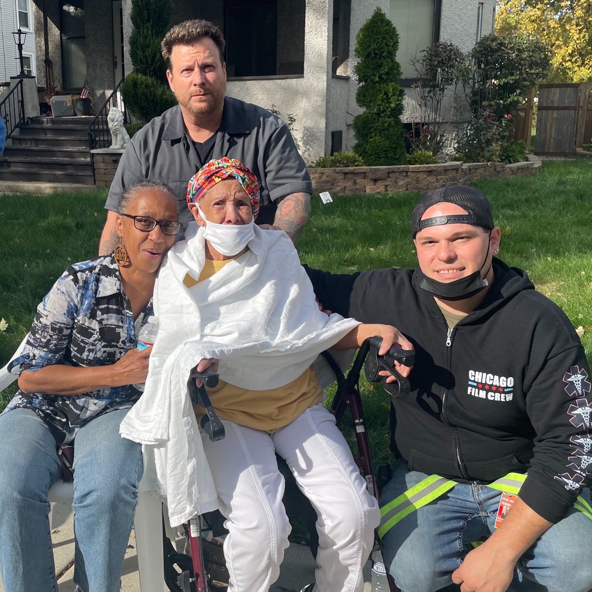 WolfEnt's tweet photo. During production on a recent episode of #ChicagoMed, three members of our crew turned into real-life heroes, saving two people from a burning house. Read the full story here: https://t.co/YAqovLFhN1 https://t.co/iTSTfx55Hn