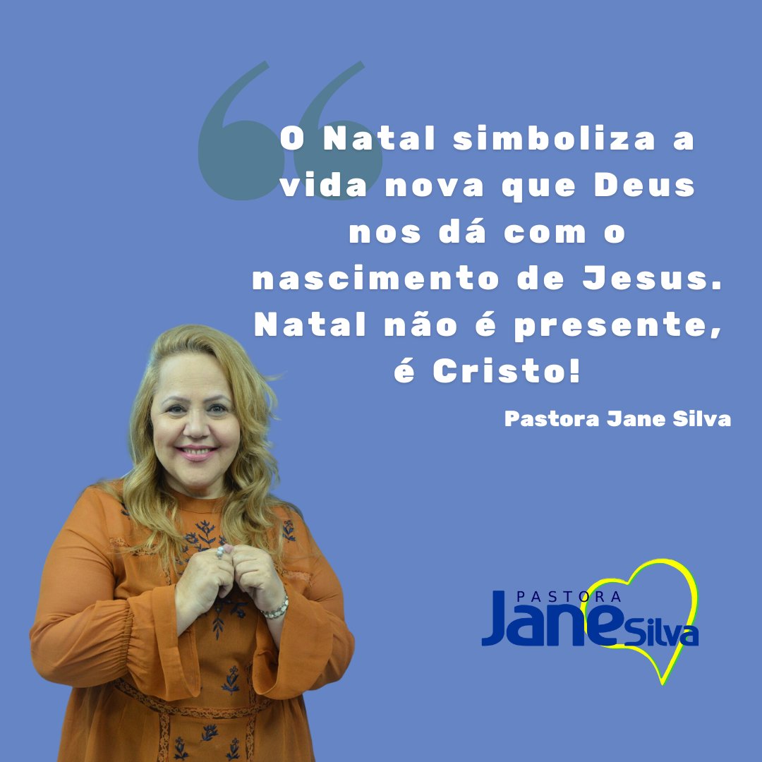janesilvaminas's tweet photo. Natal não é presente! Se você não puder dar ou não receber, não fique triste.
#NatalComCristo #NatalComJesus #PastoraJaneSilvaMinas #JaneSilvaBH https://t.co/Q1ogKz9Vw5