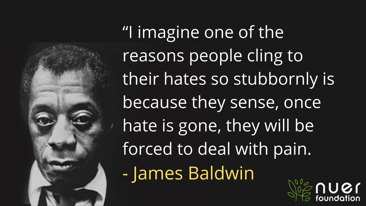 “I imagine one of the reasons people cling to their hates so stubbornly is because they sense, once hate is gone, they will be forced to deal with pain.” 
― James Baldwin, Notes of a Native Son
#motivationalquote #inspiration #thoughtleader #InspirationalQuotes
