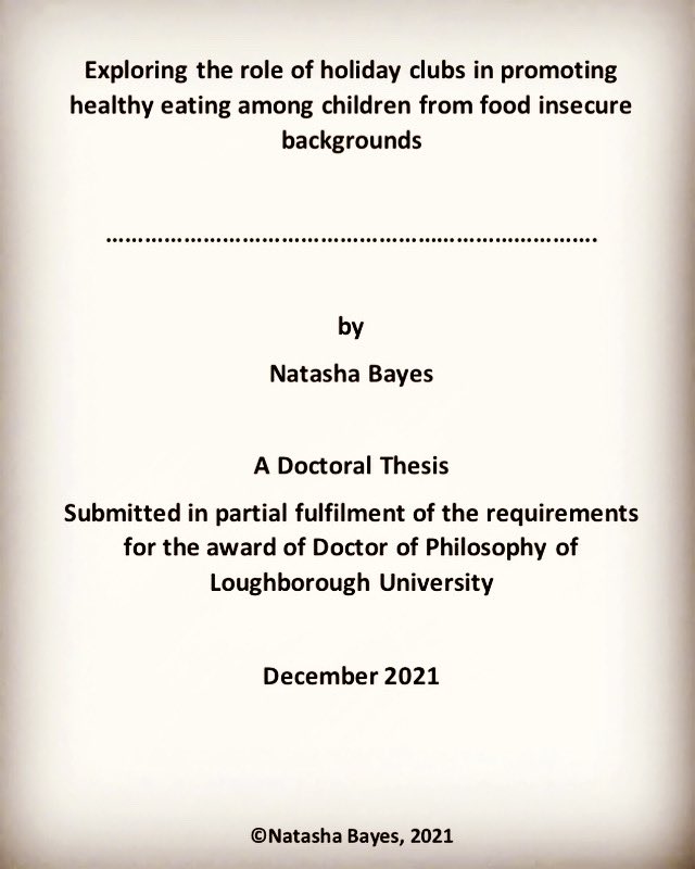 After 3 years, my #PhDthesis has been submitted. A great big thank you to my supervisors for all their support, guidance &amp; expertise throughout this journey, it’s been such a privilege to work with you <a href="/Clare_E_Holley/">Dr Clare  Holley</a> <a href="/CarolynneMason/">Carolynne Mason</a> <a href="/EmmaHaycraft/">Emma Haycraft</a> . Merry Christmas to you all ♥️