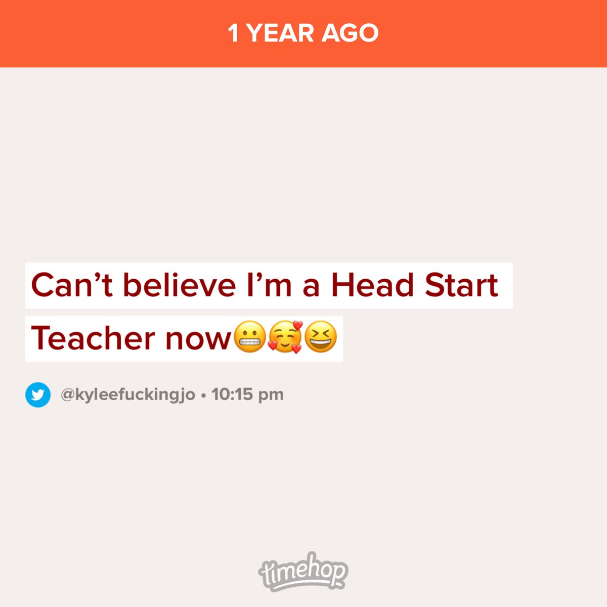 kyleefuckingjo's tweet photo. Center Director, not just the teacher. Man, I never pictured myself making it this far. Have I mentioned how much I love my job, my 23 kids and all my staff?  I could not have done this without you! https://t.co/sPR5V27kUP