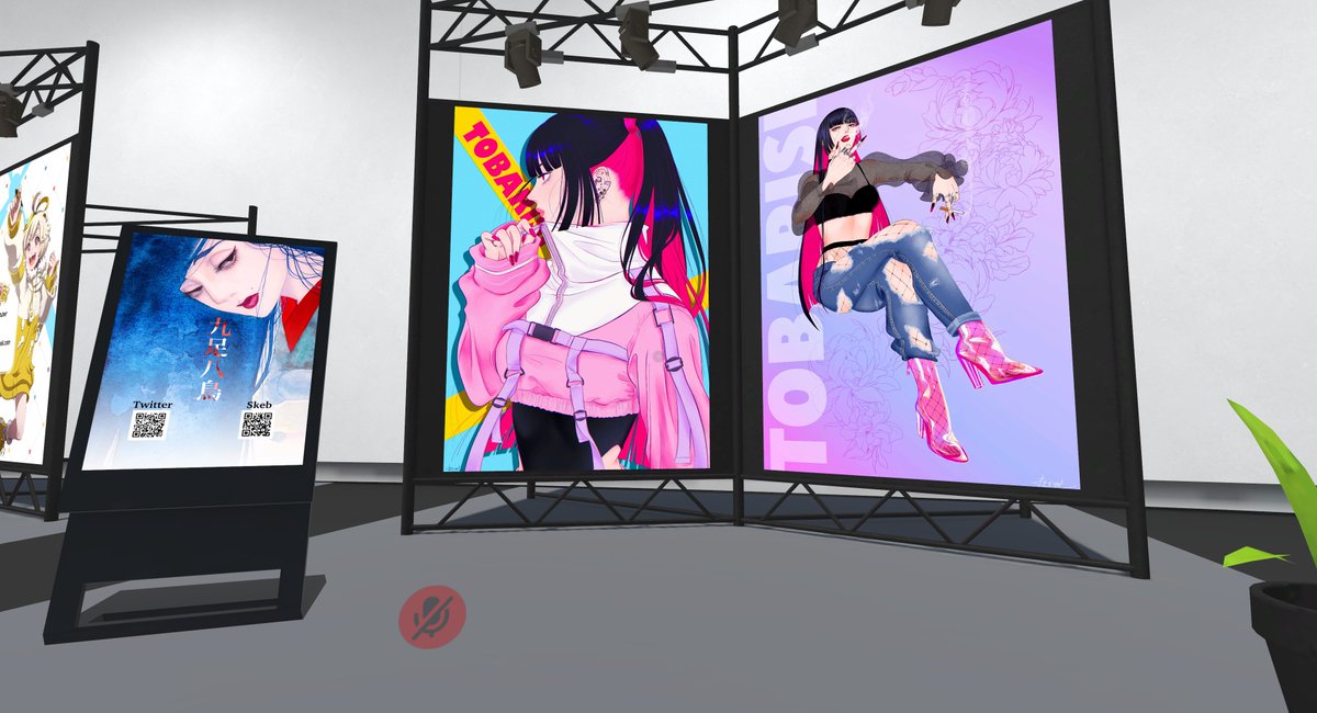 VisualFrontier2見てきました。
友人や相互さんの展示絵をVR空間で見たのは初めてかも?
絵師展みたいに友達と回ったら絶対楽しい予感がしました。

#Visual_Frontier 