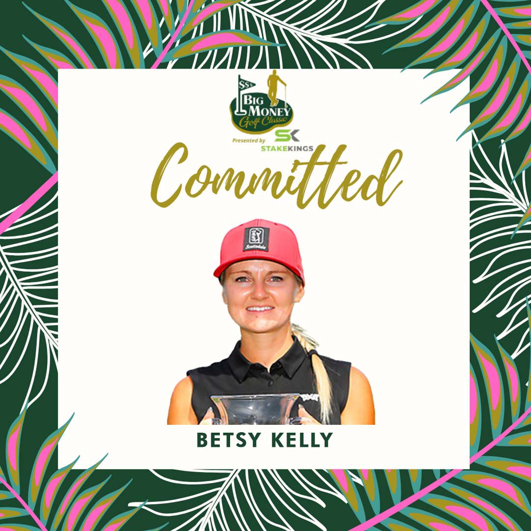 Betsy Kelly has committed to play in the Women’s Big Money Golf Classic January 12 - 14 at Orange County National. Her entry earns her a shot at a share of $400,000. @StakeKings @BetsKellyGolf