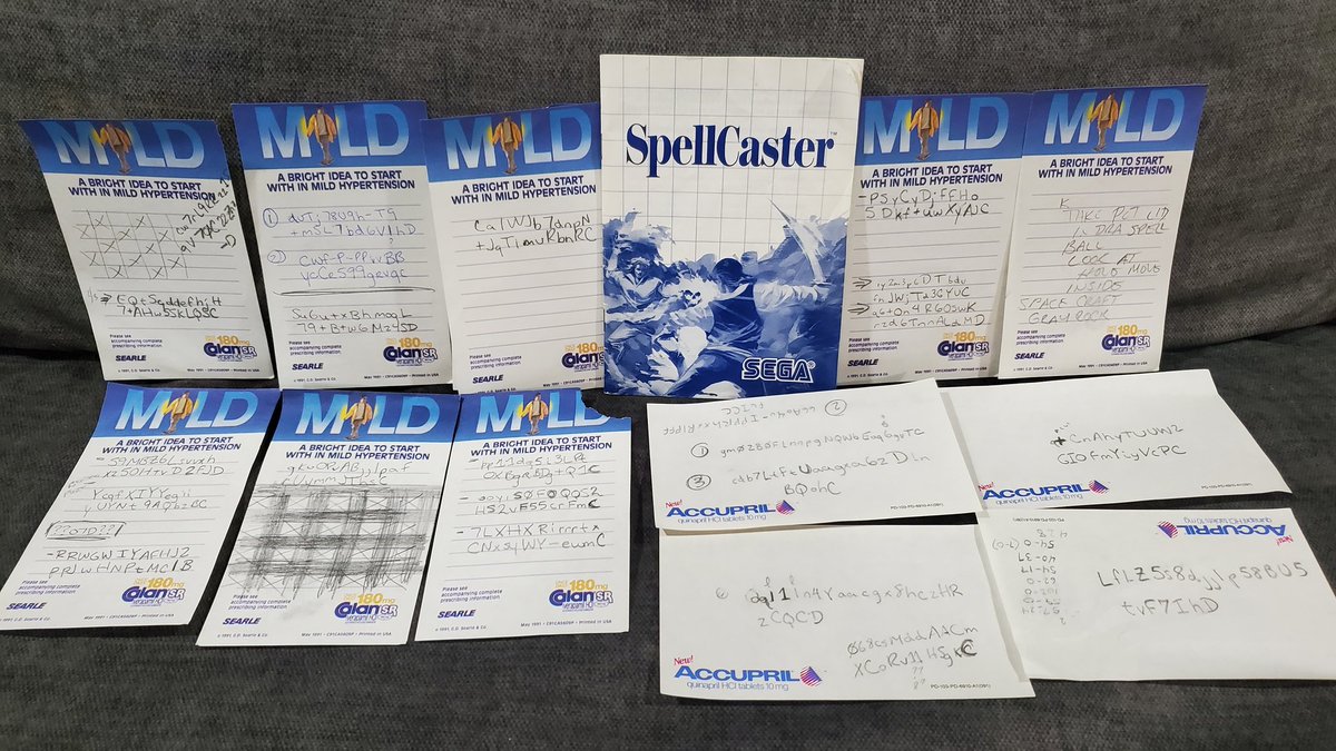 solutionxero's tweet photo. when you've got tons of notes but the manual remains free of writing ๐คค๐คค๐
๐ #completeinbox #segamastersystem @8BitBoyUK @pederjohnsen https://t.co/WjzViU72Va