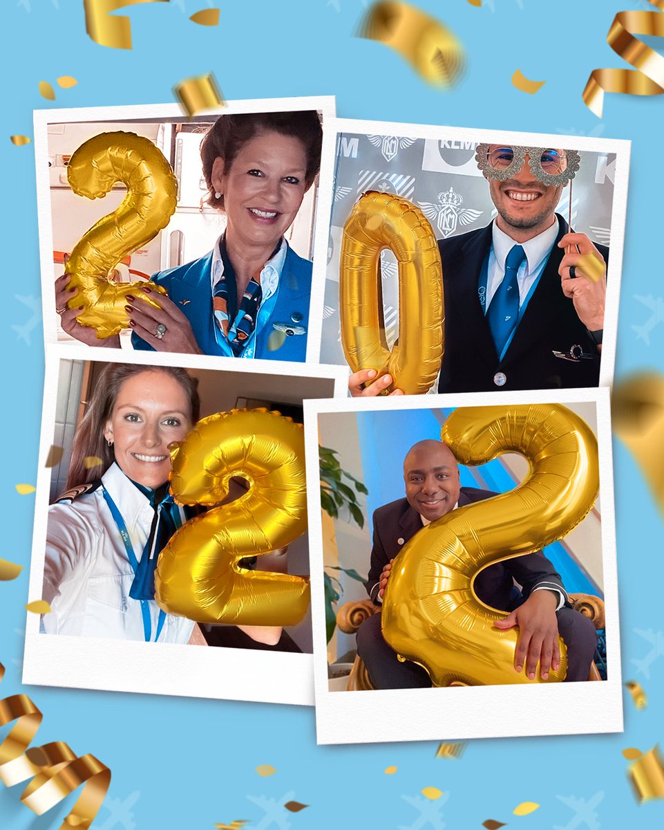KLM tweet media