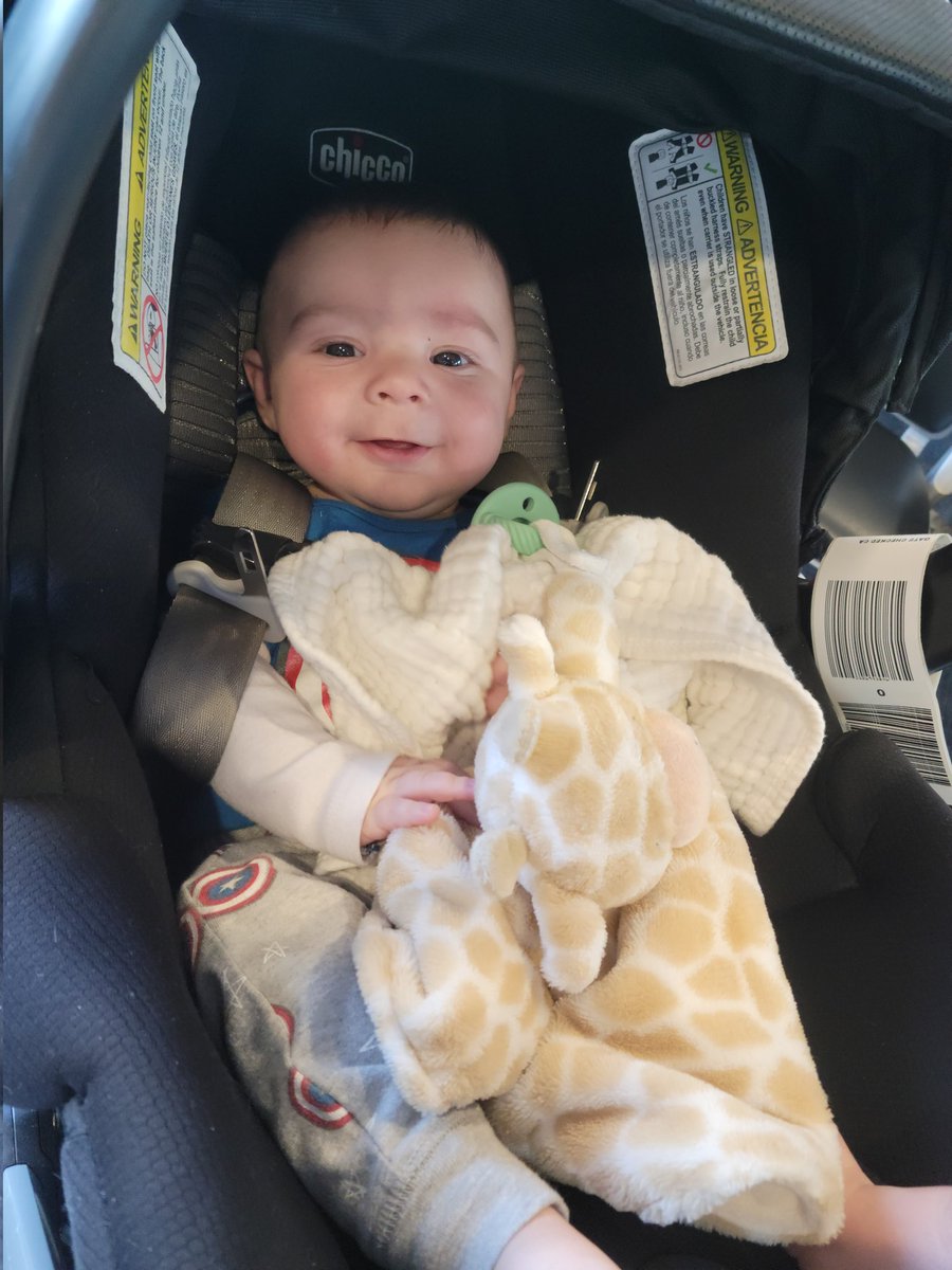cupcakemenace's tweet photo. Dear @SouthwestAir can you please let the FAs on flight 4088 from BUF to BWI know that he's now all good and smiling! And tell them they are the absolute best! Thank you! https://t.co/7yTCwo3kaL