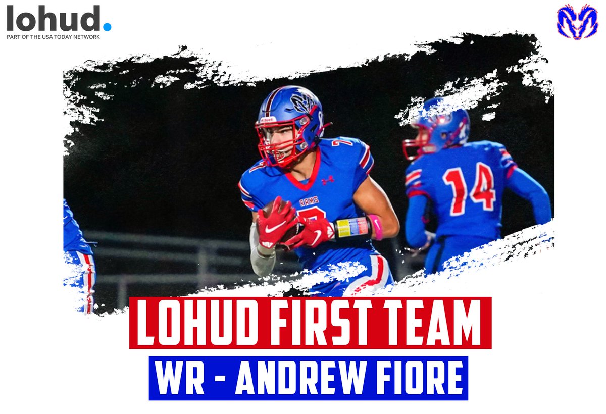 CarmelRams's tweet photo. Congratulations to Andrew Fiore on being named to the Lohud First Team Offense! 

@Carmelschools @CarmelRamsBC @CCSD_Athletics @lohudsports @lohudinsider https://t.co/26RUBo1I6Z
