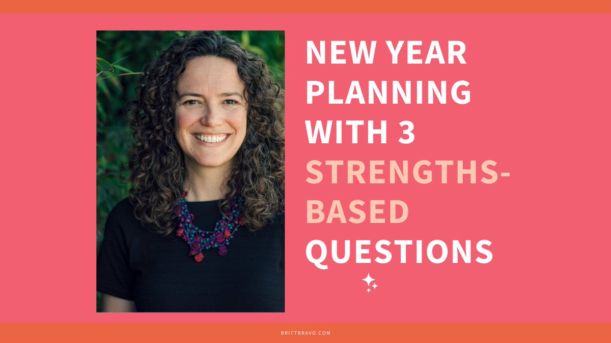 Start your New Year planning by revisiting stories about what worked in the past and is still working, create a vision of an ideal future, and then create a plan to make the necessary changes to reach that vision. Read the full post here: brittbravo.com/2021/12/22/new…