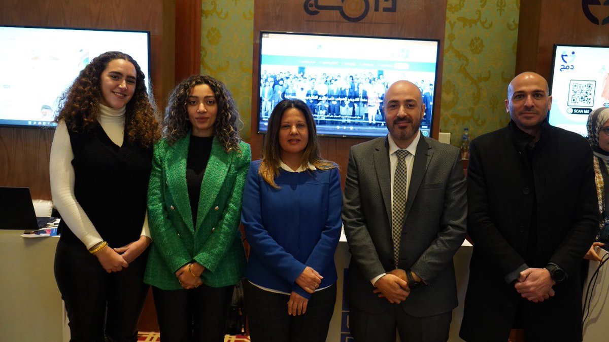 UNDPEgypt's tweet photo. Honored to have been at the “Initiators Congress” conference under the auspices of @CabinetEgy and @MOSS_Egypt with #UNDPEgypt assistive technology incubated programs #Dameg &amp; #Damg aiding accessibility &amp; inclusion of persons w/ disabilities #PWDs #LeaveNoOneBehind #ATs4PWDs https://t.co/XjGVctG0AF
