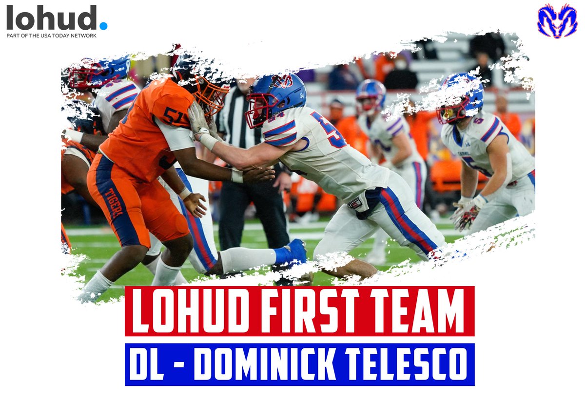 CarmelRams's tweet photo. Congratulations to Dominick Telesco on being named to the Lohud First Team Defense! 

@Carmelschools @CarmelRamsBC @CCSD_Athletics @lohudsports @lohudinsider https://t.co/mmMZ3977dc