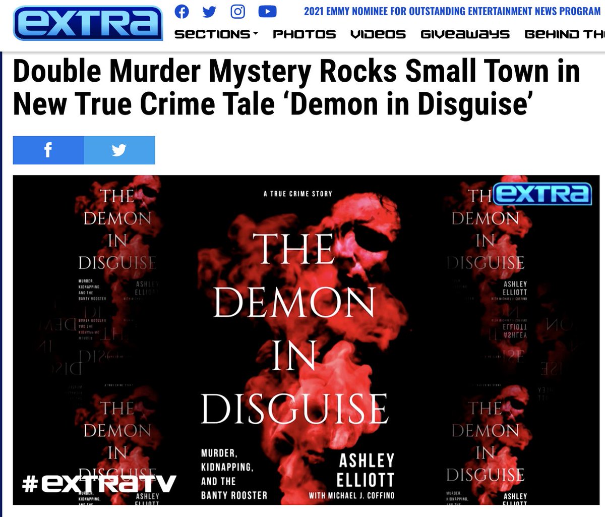 michael_coffino's tweet photo. In case you missed it the first time, @extratv  is rerunning the segment about The Demon In Disguise TONIGHT (12/22/21). Check your local listings for when it's on: https://t.co/hiQZFhaOdA  #extratv #demonindisguise #truecrime https://t.co/spP9BmN3Yl